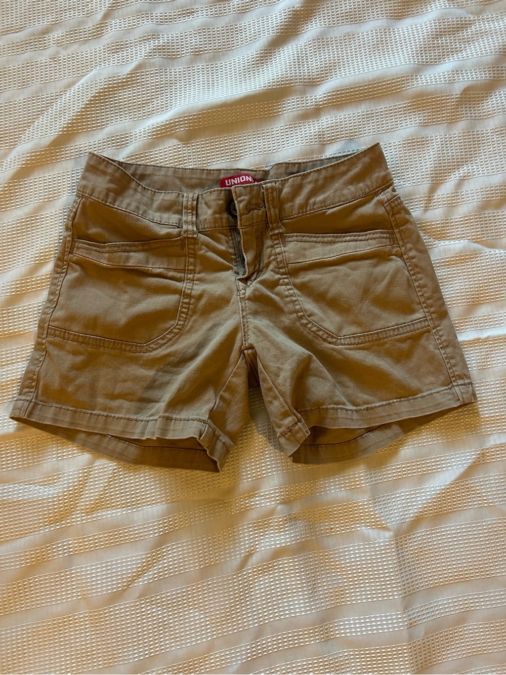 UNIONBAY y2k Women's Khaki Utility Jean Shorts